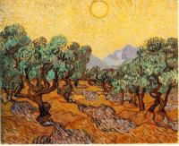 Gogh, Vincent van - Olive Trees with Yellow Sky and Sun